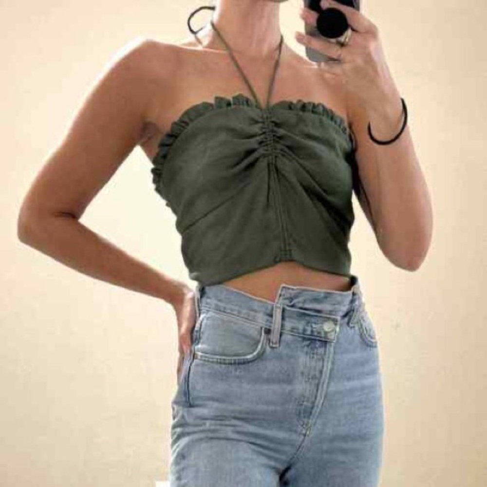 anthropologie maeve halter top